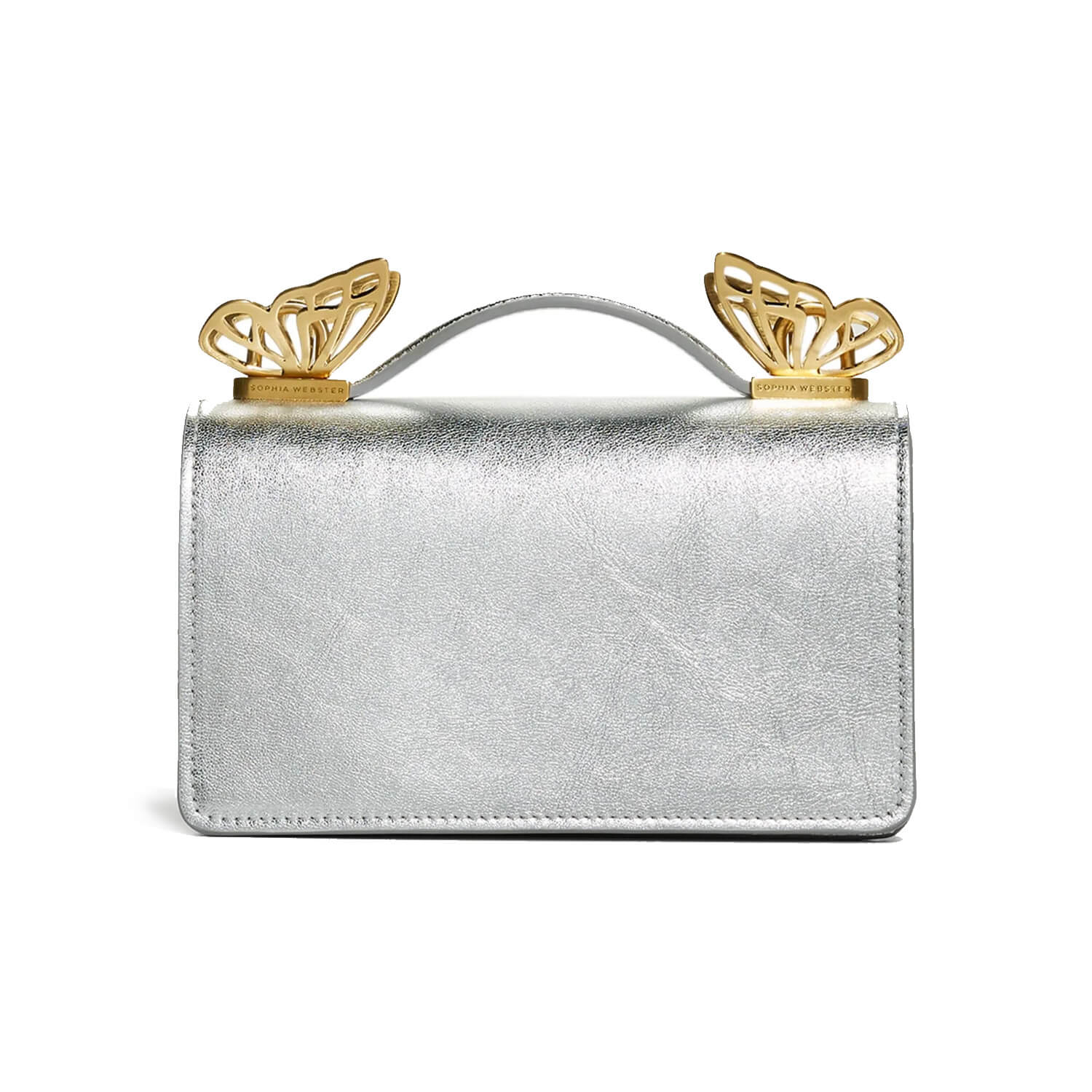 Sophia Webster Mariposa Mini Metallic Top-Handle Bag